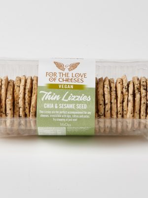 Thin Lizzies Wafer Biscuits Chia Sesame Seed The Gourmet Merchant